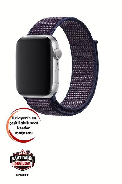 Apple Watch Uyumlu Seri: 3/4/5/6/7/8/9/se/10/11 Kordon Hasır Örgü