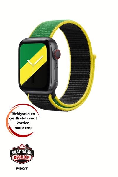 Apple Watch Uyumlu Seri: 3/4/5/6/7/8/9/se/10/11 Kordon Hasır Örgü