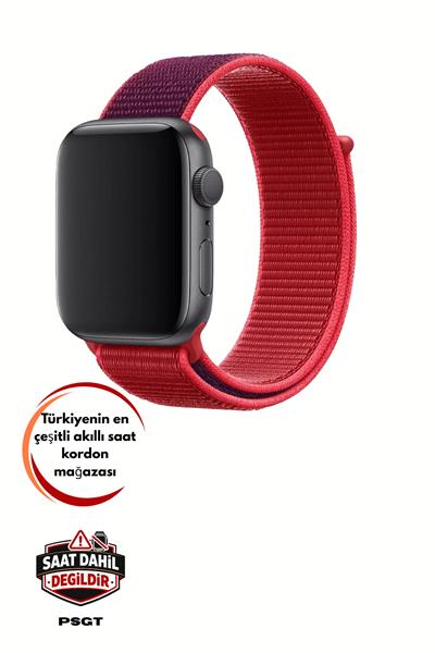 Apple Watch Uyumlu Seri: 3/4/5/6/7/8/9/se/10/11 Kordon Hasır Örgü