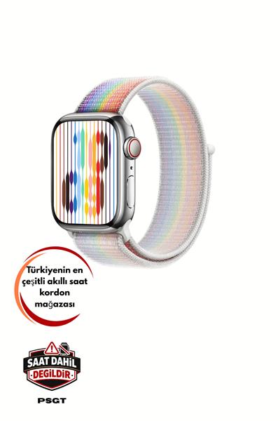 Apple Watch Uyumlu Seri: 3/4/5/6/7/8/9/se/10/11 Kordon Hasır Örgü