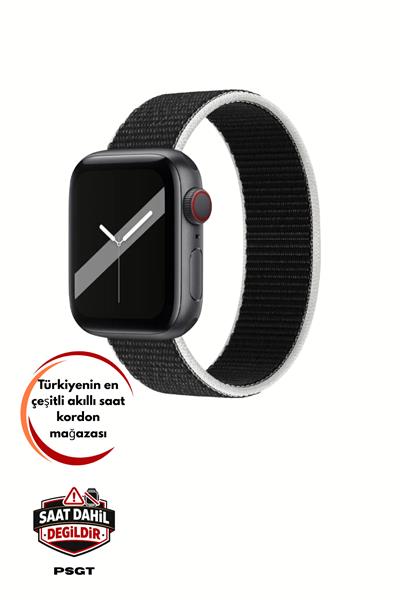 Apple Watch Uyumlu Seri: 3/4/5/6/7/8/9/se/10/11 Kordon Hasır Örgü