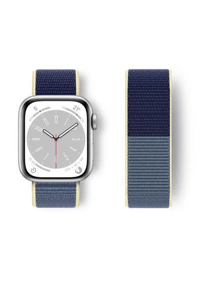Apple Watch Uyumlu Seri: 3/4/5/6/7/8/9/se/10/11 Kordon Hasır Örgü