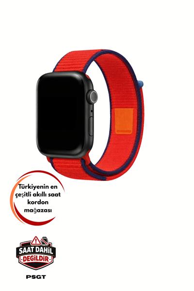Apple Watch Uyumlu Seri: 3/4/5/6/7/8/9/se/10/11 Kordon Hasır Örgü