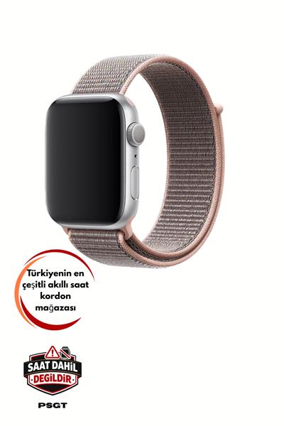 Apple Watch Uyumlu Seri: 3/4/5/6/7/8/9/se/10/11 Kordon Hasır Örgü