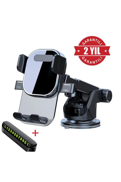 Araç Içi Otomatik Telefon Tutucu Cam Ve Torpido Için Yüksek Kalite Ücret Garantili+ numaratur
