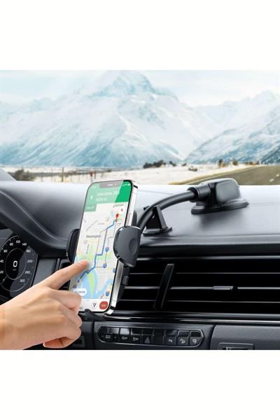 Araç Telefon Tutacağı ÖnCam Montajı, Evrensel Uzun Kol Ön Cam,Van,SUV,Kamyonet için Telefon Tutacağı