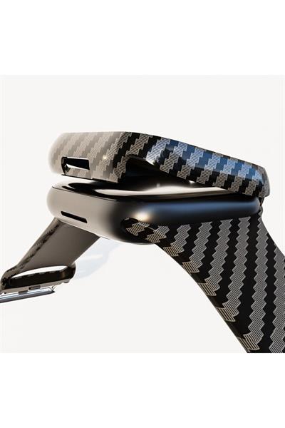 carbon fiber kasa koruyucu apple watch yumlu 44mm