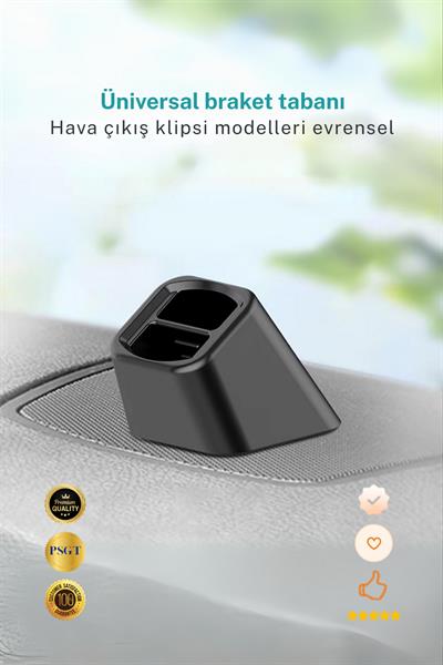 Evrensel araç telefon tutucu aksesuarı hava firar klip manyetik tabanı Dashboard CepTelefonu standı
