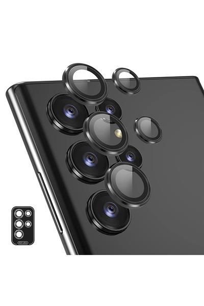 Galaxy S23 için Ultra kamera filmi kamera Lens koruyucu lens metal
