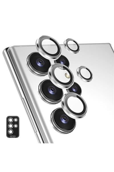 Galaxy S23 Ultra Uyumlu 5 Parça Kamera Lens Koruyucu Cam Kamera Koruma Kılıf