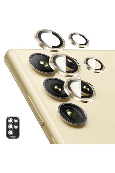 Galaxy S24 ultra için kamera filmi kamera Lens koruyucu lens metal