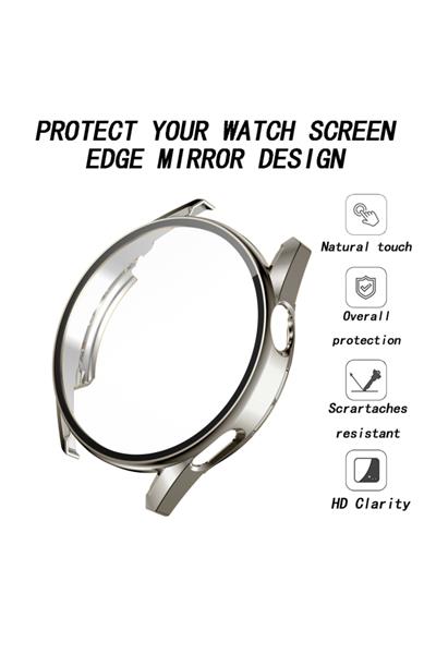 Huawei Watch Için Gt3 Pro 42mm Kasa Ve Ekran Koruyucu 360 Tam Koruma Kapak