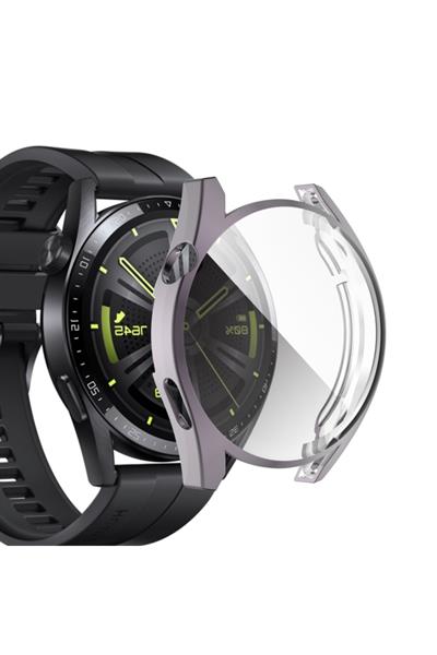 Huawei Watch Için Gt3 Pro 42mm Kasa Ve Ekran Koruyucu 360 Tam Koruma Kapak