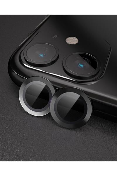 Iphone 11/12/12mını Uyumlu Orjınal Kamera Lensı 1.kalıte Sıyah Renk