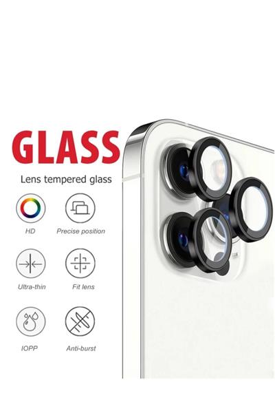 Iphone 11/12/12mını Uyumlu Orjınal Kamera Lensı 1.kalıte Sıyah Renk