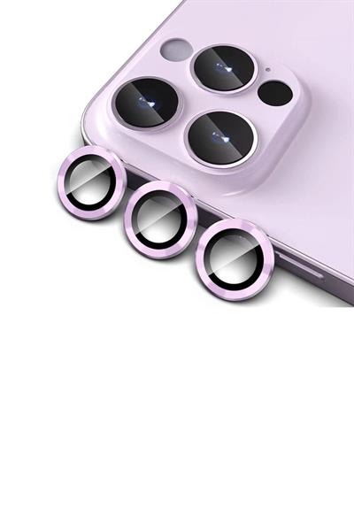 Iphone 12ProMax Uyumlu Alüminyum Alaşım 3d Kamera Lens Koruyucu