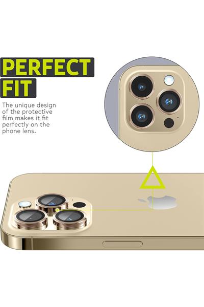 Iphone 12ProMax Uyumlu Alüminyum Alaşım 3d Kamera Lens Koruyucu