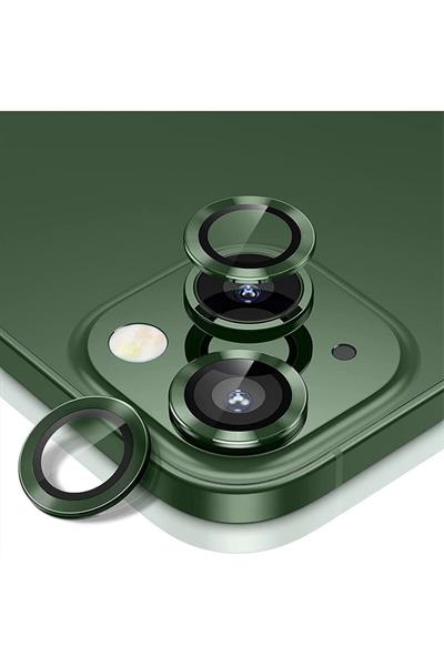Iphone 13 Yeşil Uyumlu Kamera Lensi Mercek Lens Koruyucu 13 Mini Uyumlu
