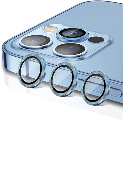 Iphone 13Pro/13ProMax Uyumlu Alüminyum Alaşım 3d Kamera Lens Koruyucu