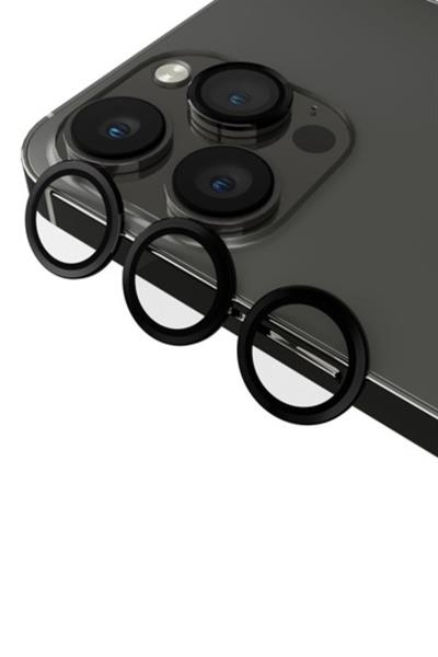 Iphone 13Pro/13ProMax Uyumlu Alüminyum Alaşım 3d Kamera Lens Koruyucu