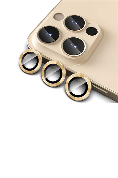 Iphone 13Pro/13ProMax Uyumlu Alüminyum Alaşım 3d Kamera Lens Koruyucu