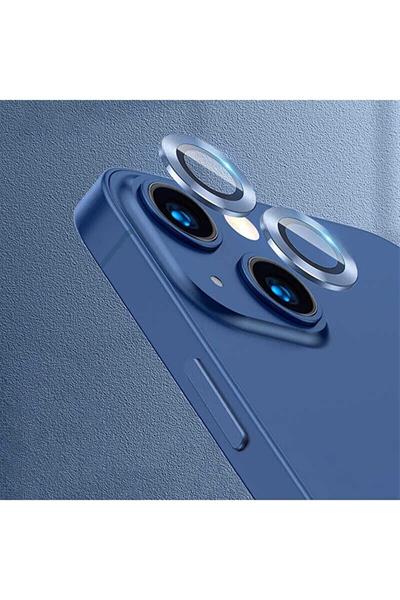 Iphone 14 / 14 Plus Uyumlu Mavi Kamera Lensi Koruyucu