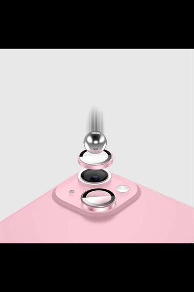 Iphone 14Pro/14ProMax/15Pro/15ProMax Uyumlu Alüminyum Alaşım 3d Kamera Lens Koruyucu