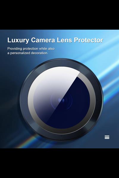 Iphone 14Pro/14ProMax/15Pro/15ProMax Uyumlu Alüminyum Alaşım 3d Kamera Lens Koruyucu