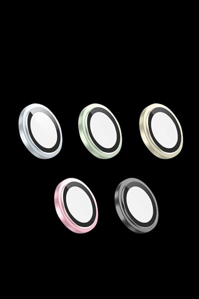 Iphone 14Pro/14ProMax/15Pro/15ProMax Uyumlu Alüminyum Alaşım 3d Kamera Lens Koruyucu