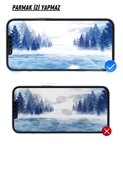 Iphone 15 Pro Max Uyumlu Tam Kaplar Seramik Esnek Ekran Koruyucu Kırılmaz Cam