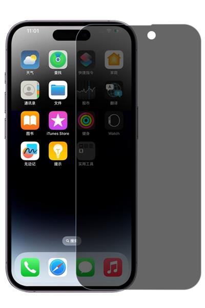 Iphone 15/15 Pro Uyumlu Tam Kaplayan Hayalet Seramik Ekran Koruyucu Kırılmaz Cam Filmi