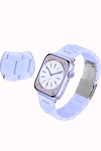 Apple Xiaomi Watch Seri 2/3/4/se/6/7/8/9/10/11 Uyumlu Paslanmaz Çelik Reçine Kordon