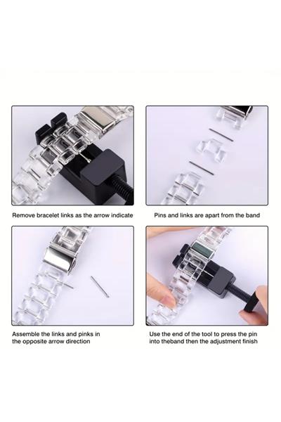 Apple Xiaomi Watch Seri 2/3/4/se/6/7/8/9/10/11 Uyumlu Paslanmaz Çelik Reçine Kordon