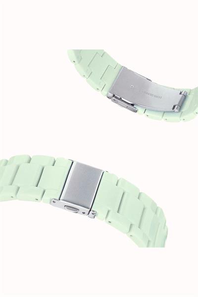Apple Xiaomi Watch Seri 2/3/4/se/6/7/8/9/10/11 Uyumlu Paslanmaz Çelik Reçine Kordon