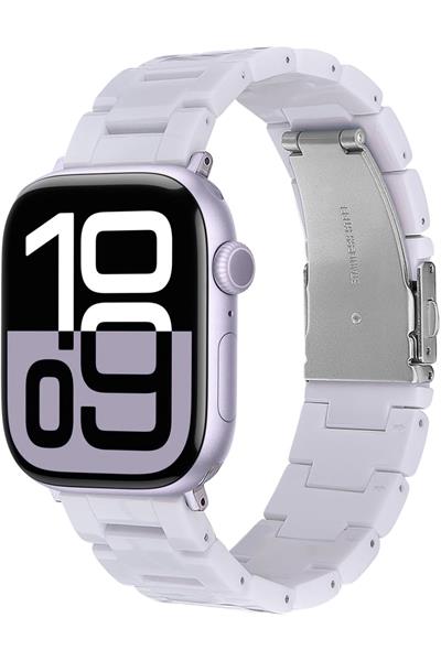 Apple Xiaomi Watch Seri 2/3/4/se/6/7/8/9/10/11 Uyumlu Paslanmaz Çelik Reçine Kordon