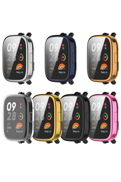 Redmi Watch 3 Ekran ve Kasa Koruyucu Kılıf Tam Ekran Koruyucu Akıllı Saat