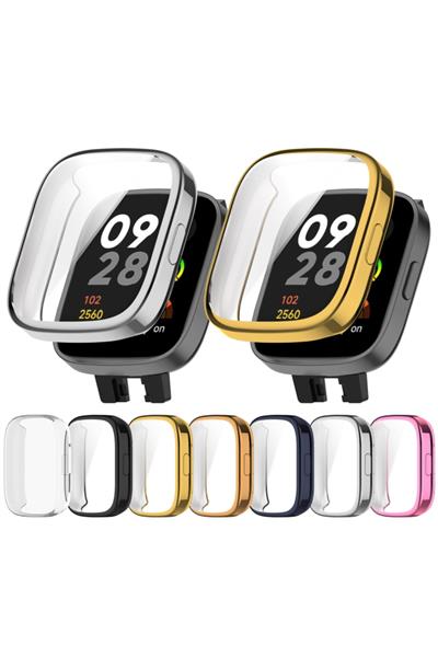 Redmi Watch 3 Ekran ve Kasa Koruyucu Kılıf Tam Ekran Koruyucu Akıllı Saat