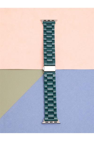 Apple Xiaomi Watch Seri 2/3/4/se/6/7/8/9/10/11 Uyumlu Paslanmaz Çelik Reçine Kordon