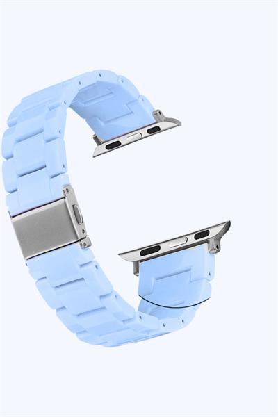 Apple Xiaomi Watch Seri 2/3/4/se/6/7/8/9/10/11 Uyumlu Paslanmaz Çelik Reçine Kordon