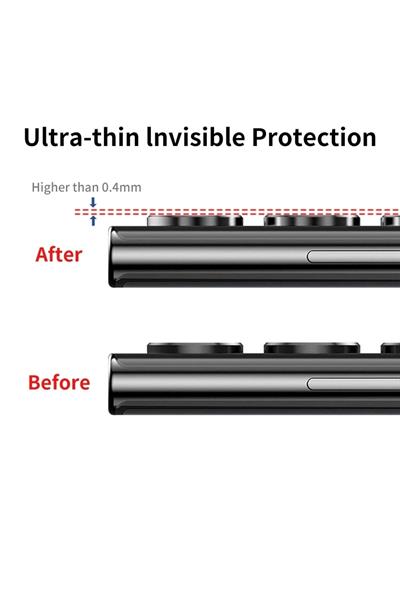 Samsung Galaxy S23 Ultra Uyumlu 5 Parça Kamera Lens Koruyucu Cam Kamera Koruma Kılıf