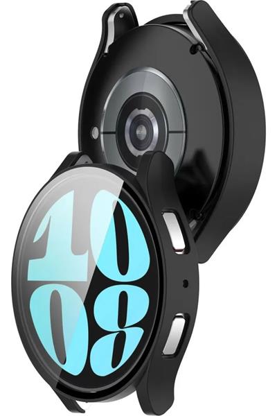 Samsung Galaxy Watch 5 44mm Uyumlu Parlak Taşlı Ekran Kasa Kılıf Koruyucu