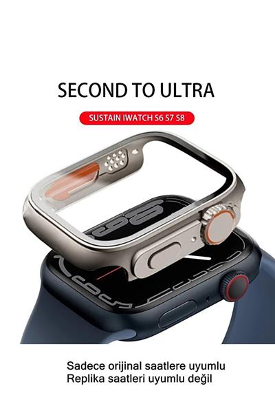 Ultra Yükseltme Temperli Cam Kapak 1 2 3 4 5 6 7 8 9 Uyumlu 41mm Görünüm Ultra