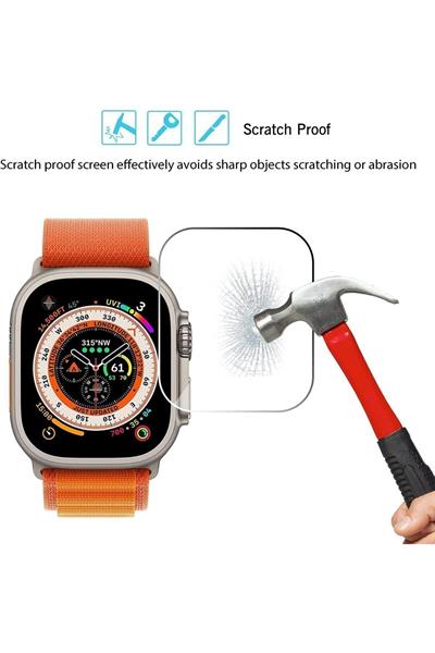 Watch Ultra 49mm Uyumlu Nano Cam Ekran Koruyucu