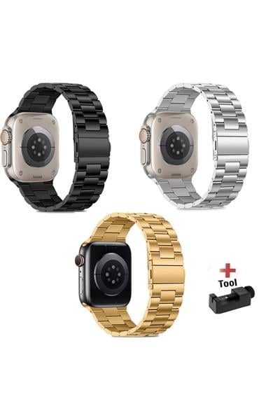 Apple Watch Uyumlu SET & Seri 2/3/4/5/6/se/7/8/9/10/11/ultra ModernFit