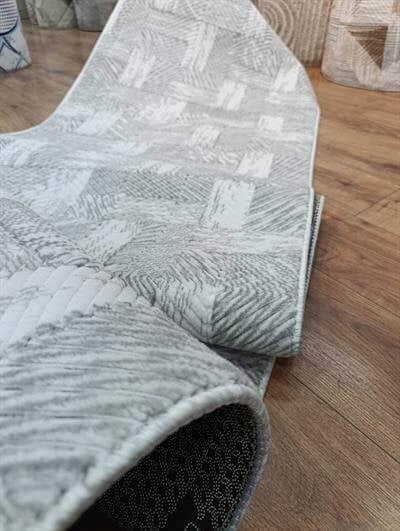 By Özer Halı Aksu Desa Döşeme Desenli Kendinden Çizgili Kaymaz Taban Dekoratif Koridor İçin Yolluk