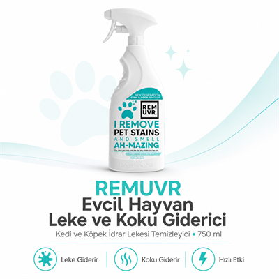 Evcil Hayvan Leke ve Koku Giderici Sprey 750 ml Kedi Köpek İdrar Lekesi Temizleyici
