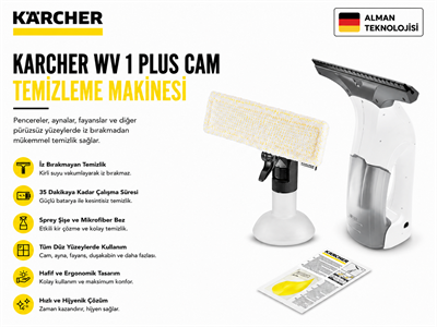 Kaercher WV 1 Plus Cam Temizleme Makinesi