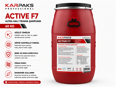 Karpaks Active F7 Ultra Halı Yıkama Şampuanı 60kg
