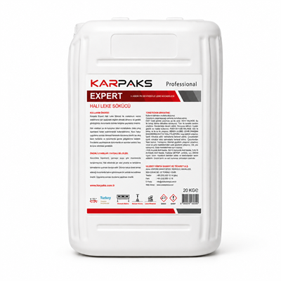 Karpaks Expert Profesyonel Halı Leke Sökücü 20 KG – Güçlü Lokal Leke Çıkarıcı