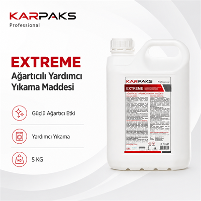 Karpaks Extreme Ağartıcılı Yardımcı Yıkama Maddesi 5 Kg